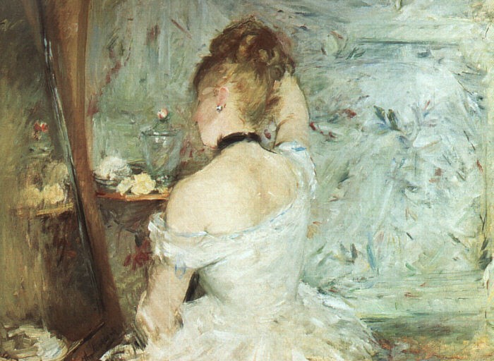 Berthe Morisot A Woman at her Toilette